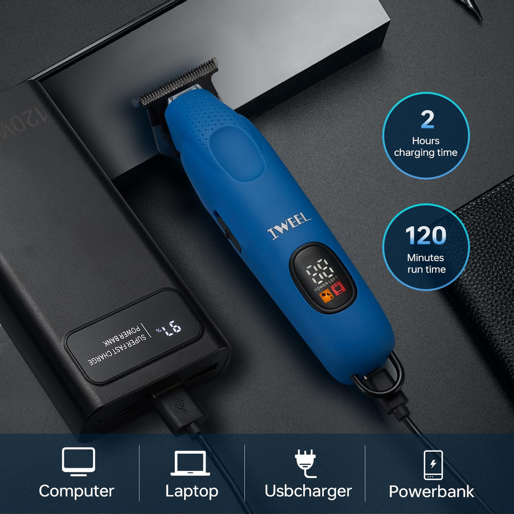 IWEEL rubber ergonomic handle giving secure slip-resistant grip