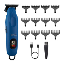 IWEEL front view of trimmer showing full kit and benefits
