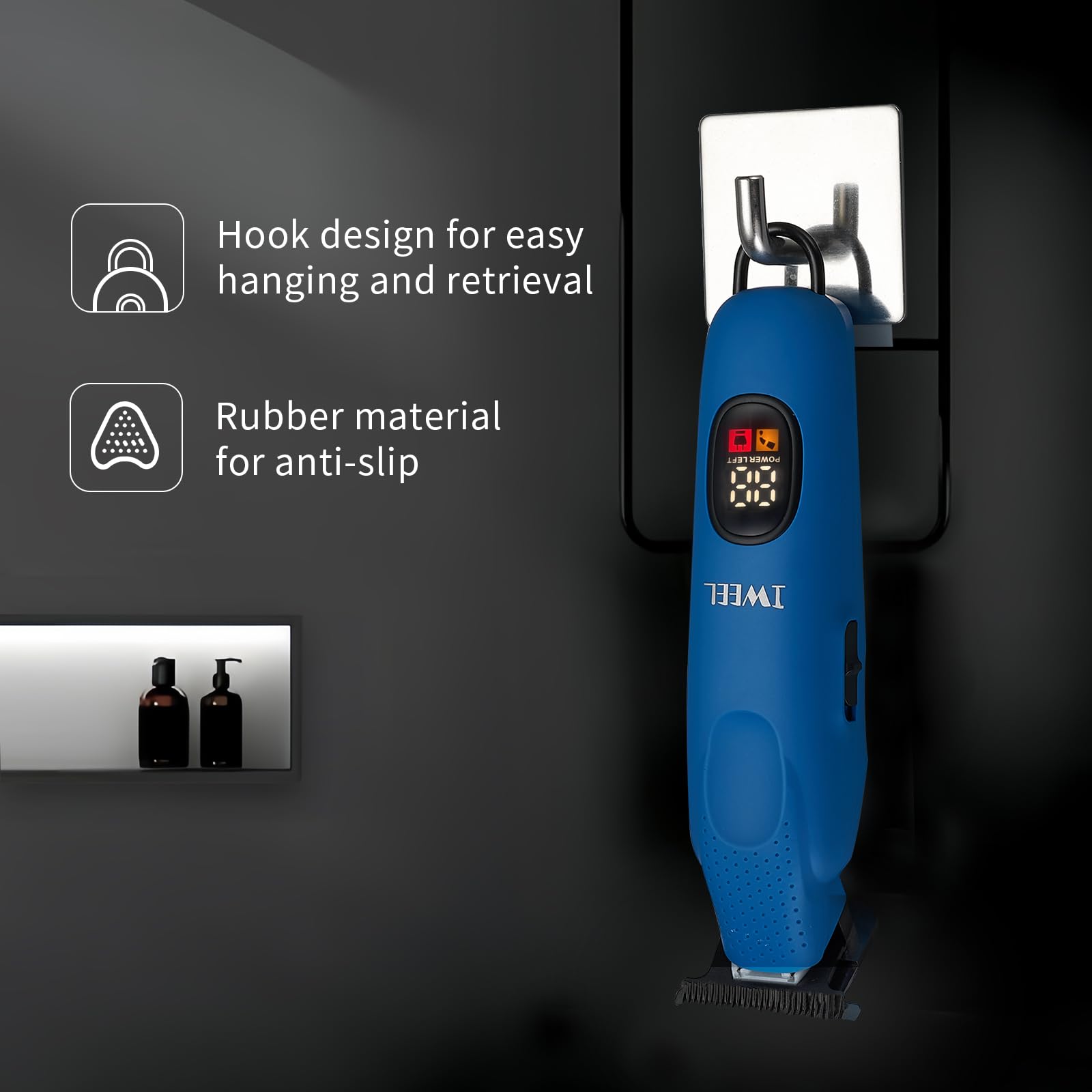 IWEEL grooming kit neatly arranged for travel convenience
