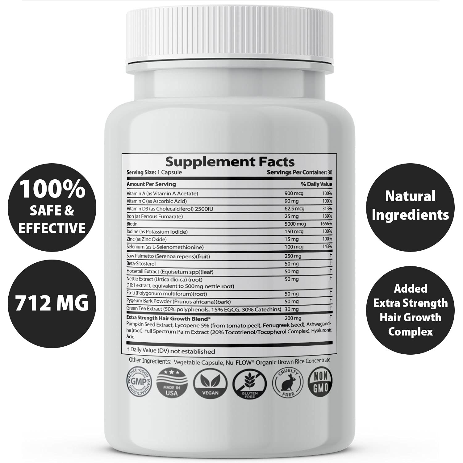 IXYAY RESEARCH label close-up highlighting ingredient list and manufacturing details