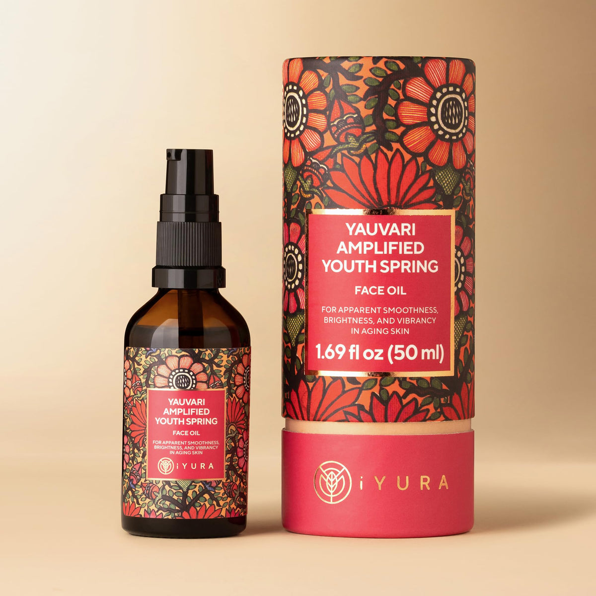 The Ayurveda Experience bottle front view showing nourishing oil and clean formula