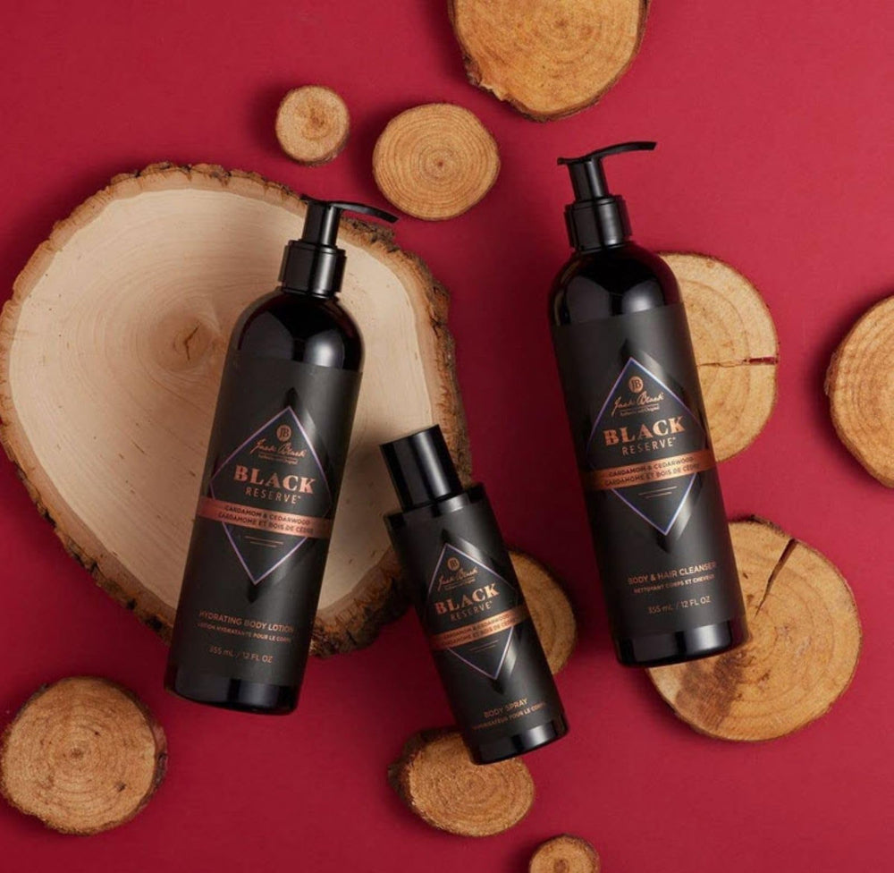 Jack Black in-shower use with man rinsing for streamlined routine benefit