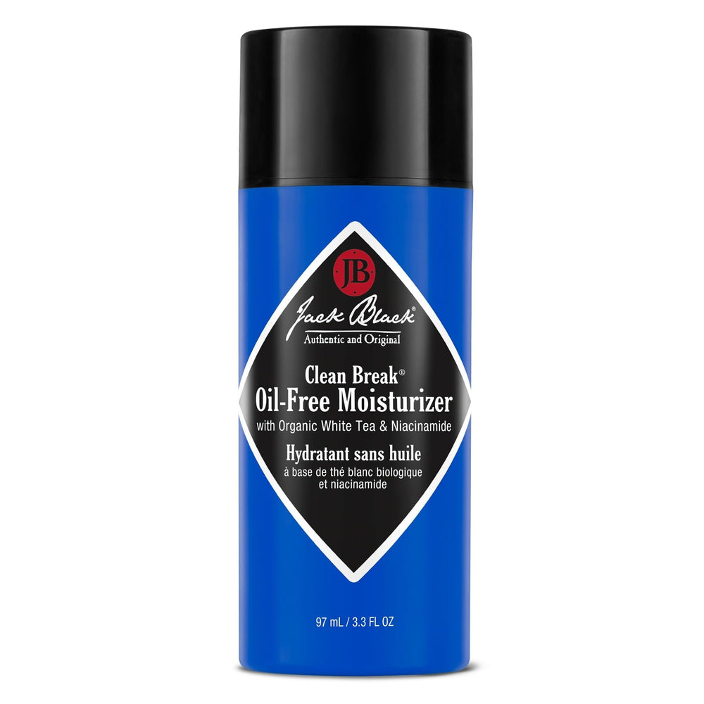 Jack Black clean break front packaging showing label and bottle benefit