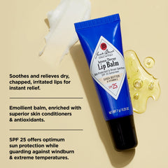 Jack Black close-up texture of shea butter balm highlighting smooth hydration