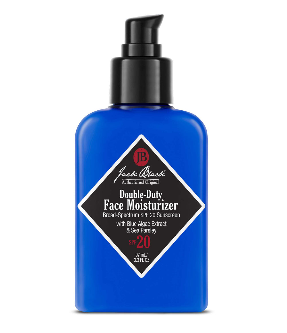 Jack Black front packaging showing product and SPF 20 protection benefits