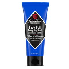 Jack Black Face Buff front packaging showing tube and label for pre-shave exfoliation benefit