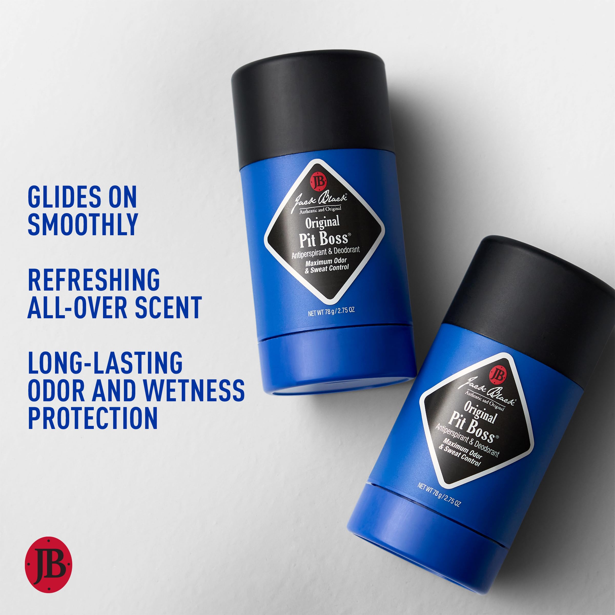 jack black stick being applied underarm for long-lasting protection