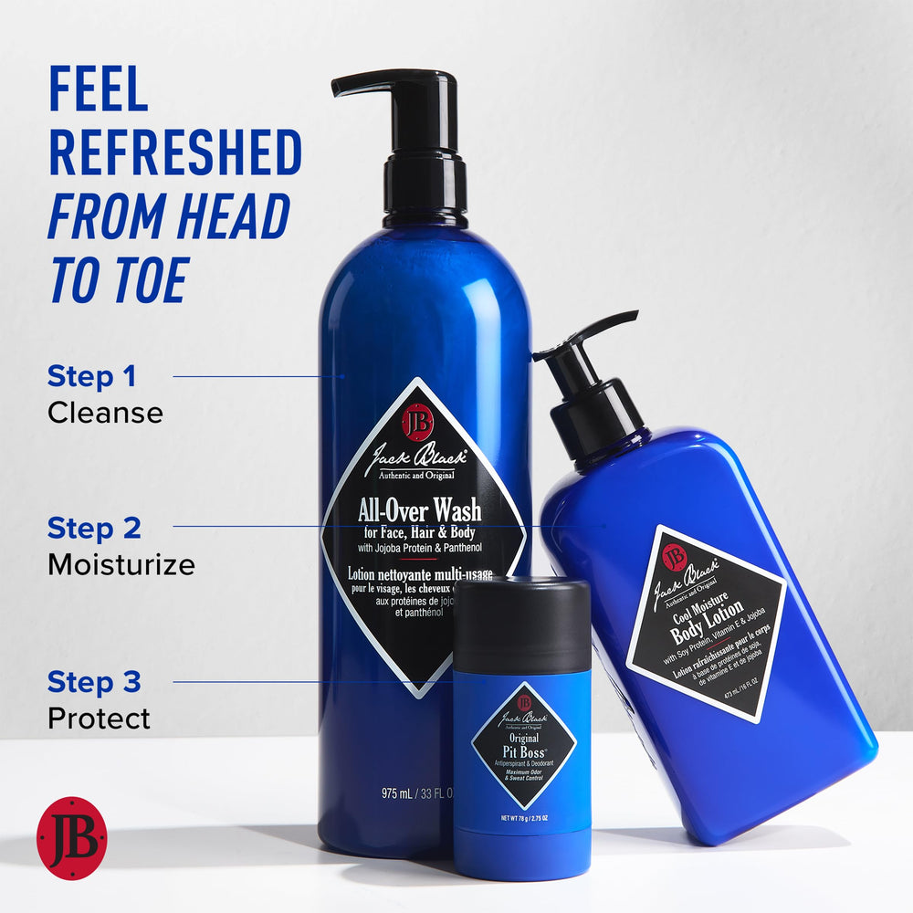 jack black product on shelf showing compact 2.75 oz convenience