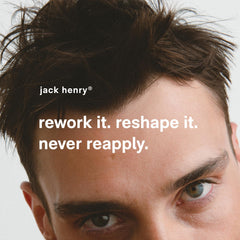 Jack Henry open jar top view showing paste texture for easy application
