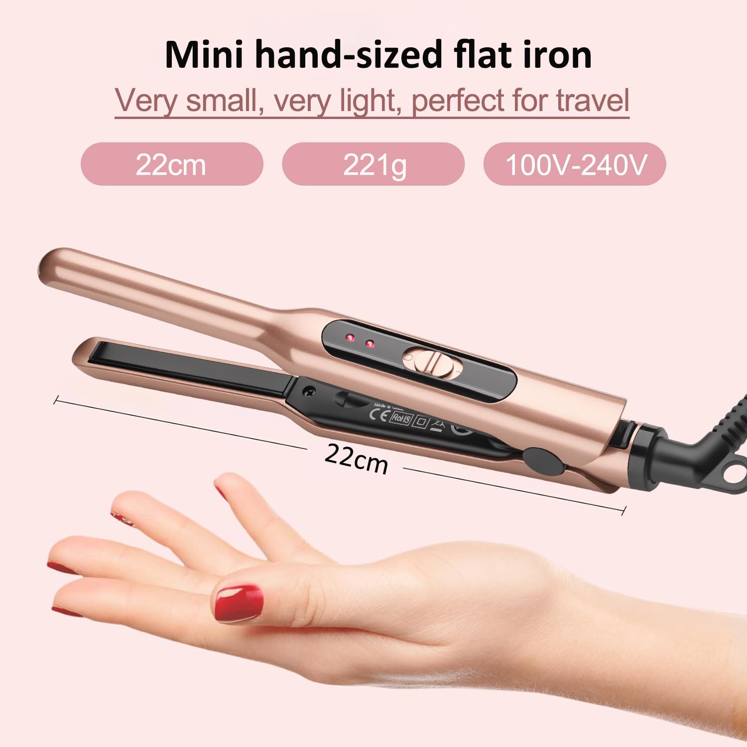 JAETON narrow 0.3 inch plates close-up highlighting precision styling benefit