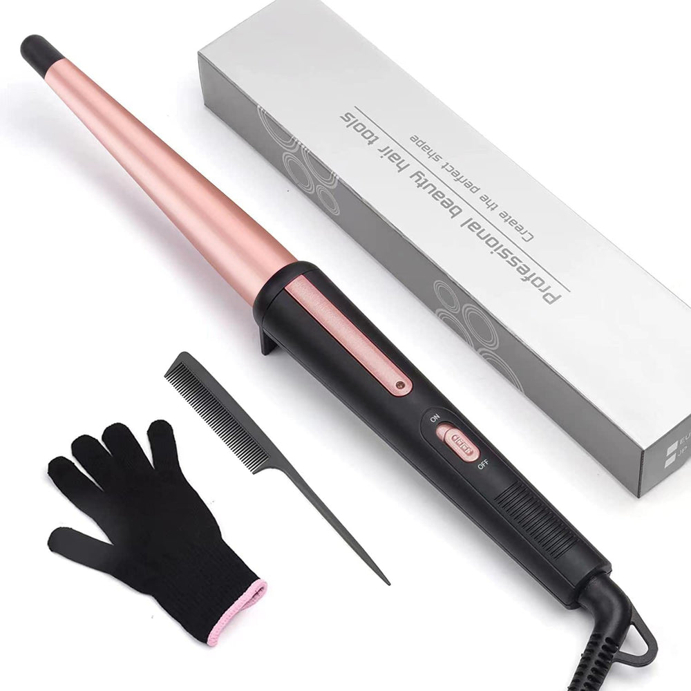JAETON front view curling wand showing ergonomic handle and swivel cord for easy styling