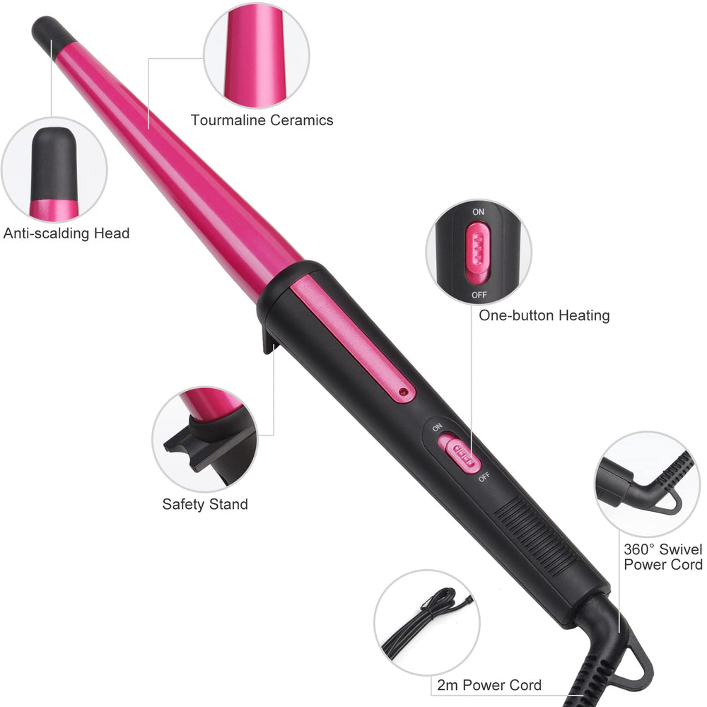 JAETON heat-resistant glove and wand together, improves safety while curling