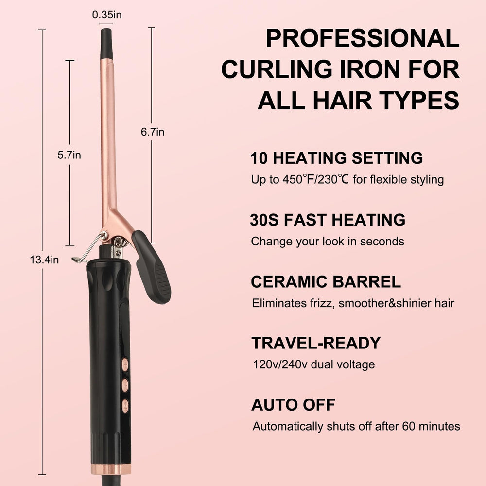 JAETON safety stand and cool tip keeping hot barrel off surfaces to protect countertops