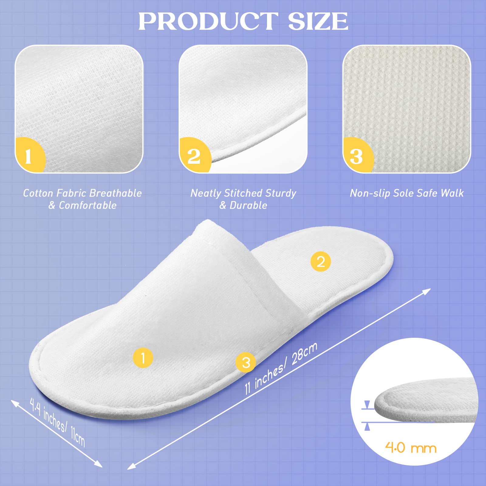 JaGely slipper held in hand to show one-size-fits-most scale and easy handling