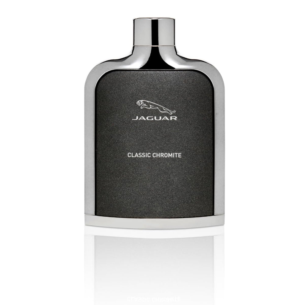JAGUAR Classic Chromite front packaging showing bottle and box, brand clarity and shelf appeal