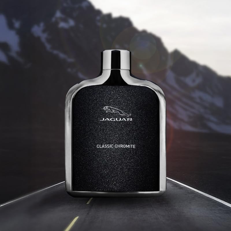 JAGUAR Classic Chromite spray in hand illustrating easy application and travel convenience