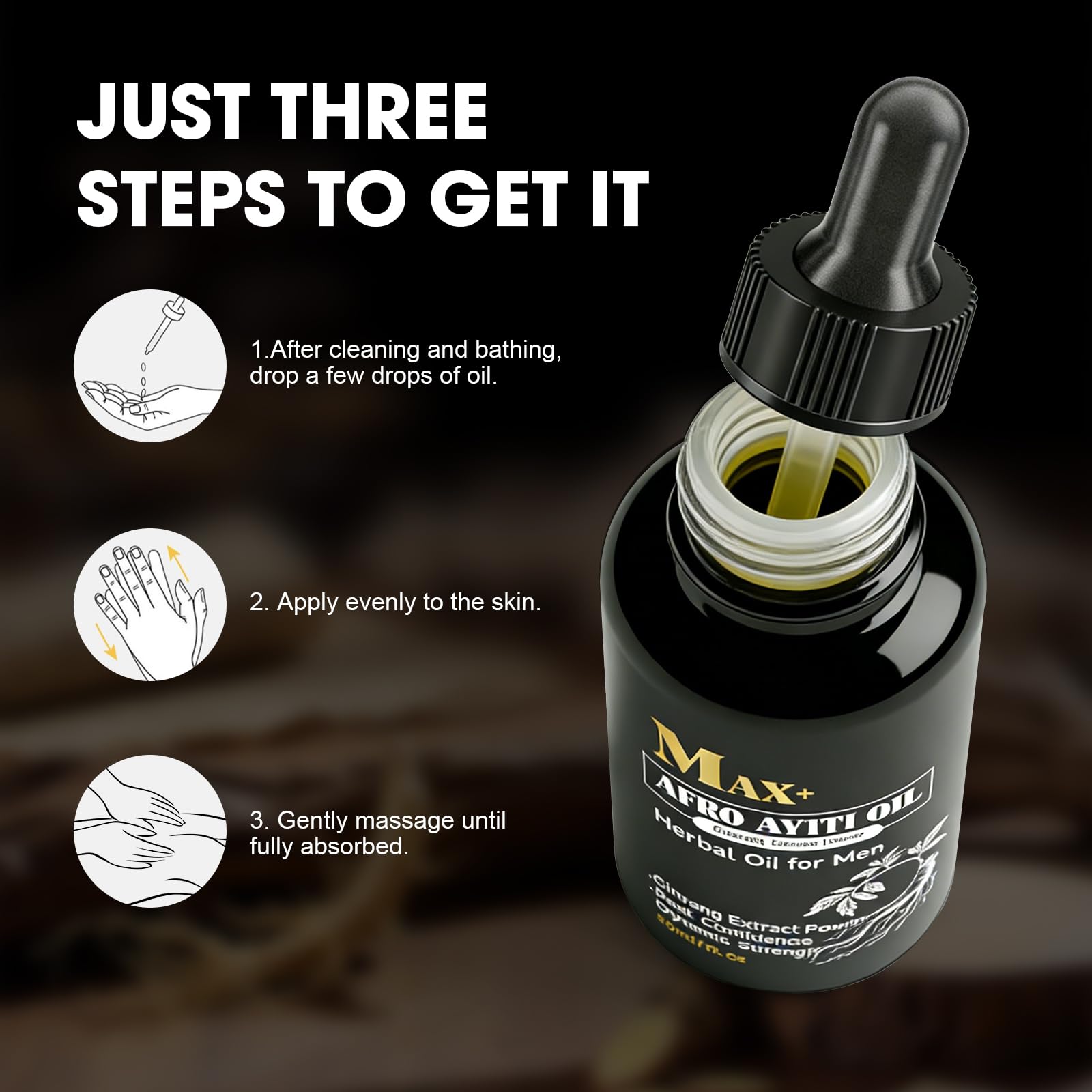 Jalan ingredients label showcasing ginseng, aloe vera and vitamin E benefits