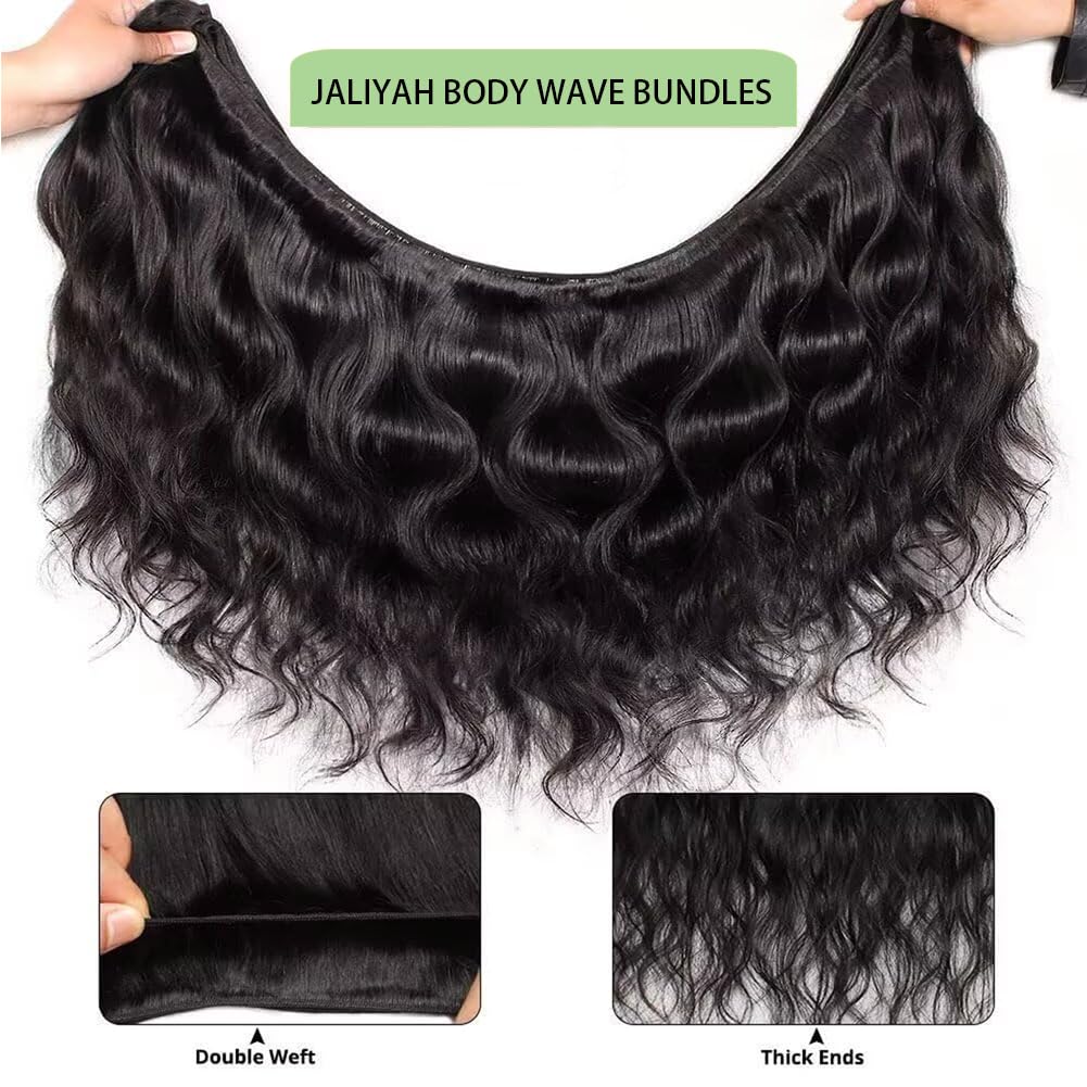 Jaliyah length comparison display of 16,18,20,22 inch bundles for accurate sizing choice