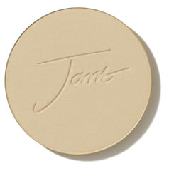 jane iredale compact front view shows sleek refillable design and travel convenience