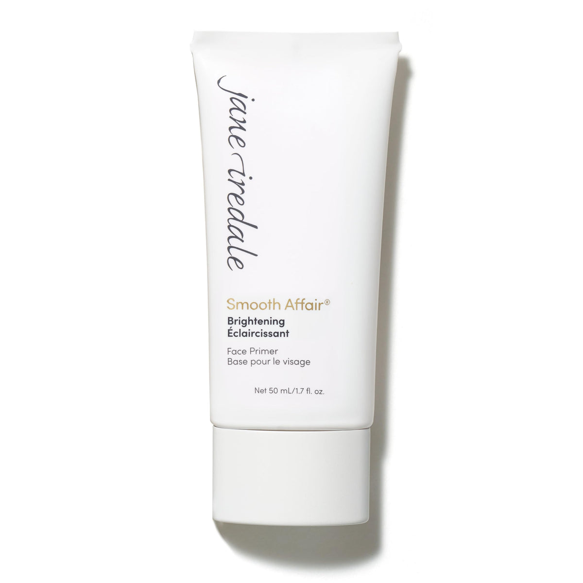 jane iredale front packaging showing bottle and label, easy identification benefit