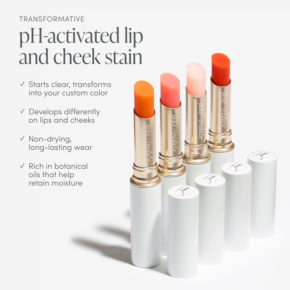 jane iredale open cap and applicator wand showing precise application control