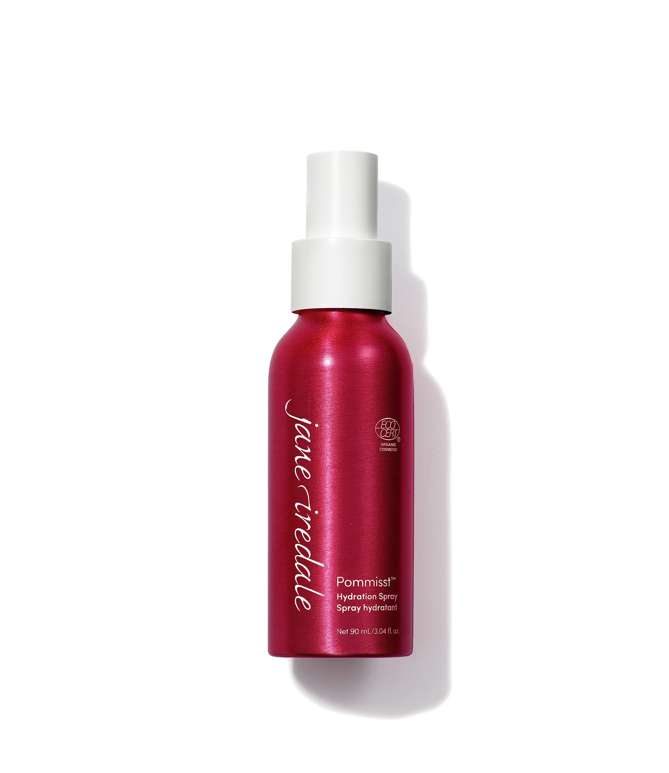 jane iredale front label showing clean organic hydration benefits