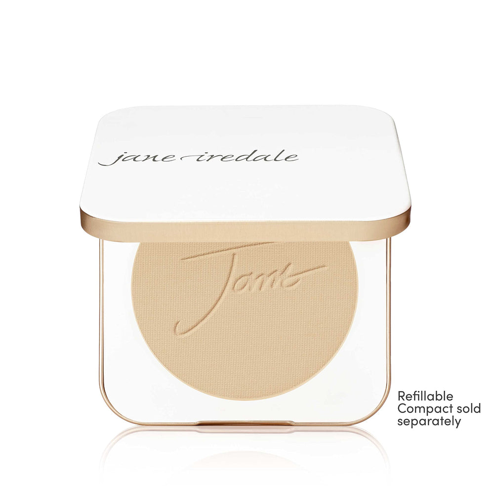 jane iredale swatch on hand demonstrating Warm Sienna shade and natural finish