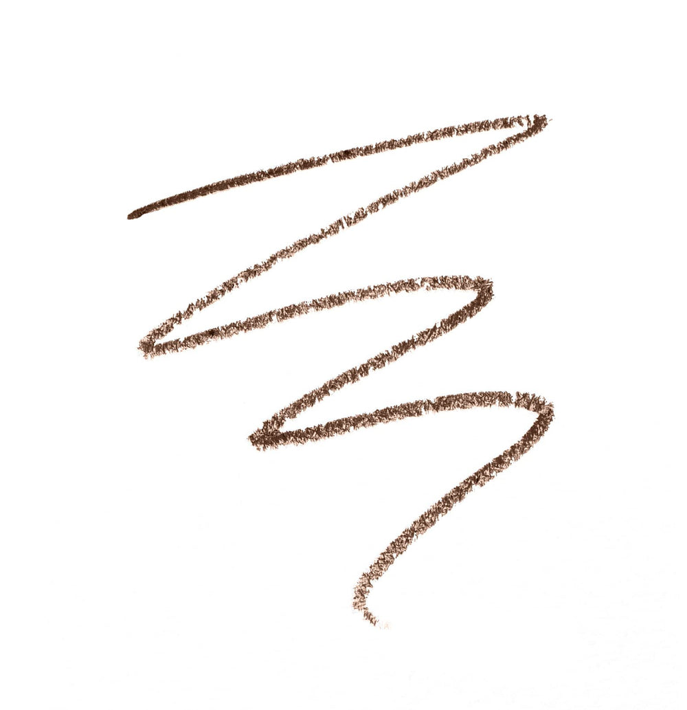 jane iredale pencil close-up of ultra-fine tip creating precise hair-like strokes
