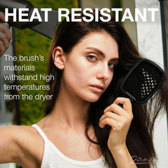 Jäneke Superbrush held in hand showing size and comfortable ergonomic control