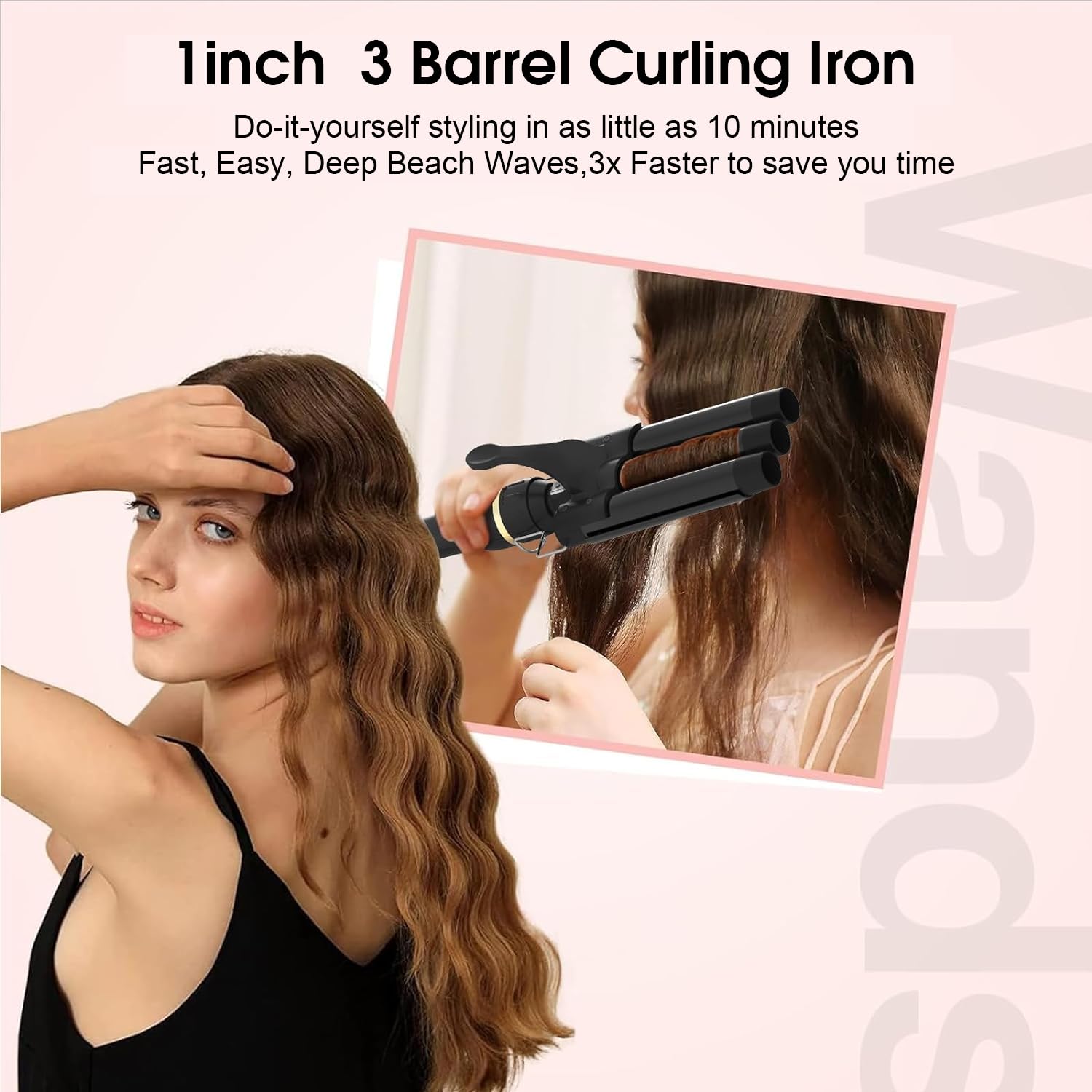 janelove three-barrel waver detail demonstrating deep S-wave texture creation