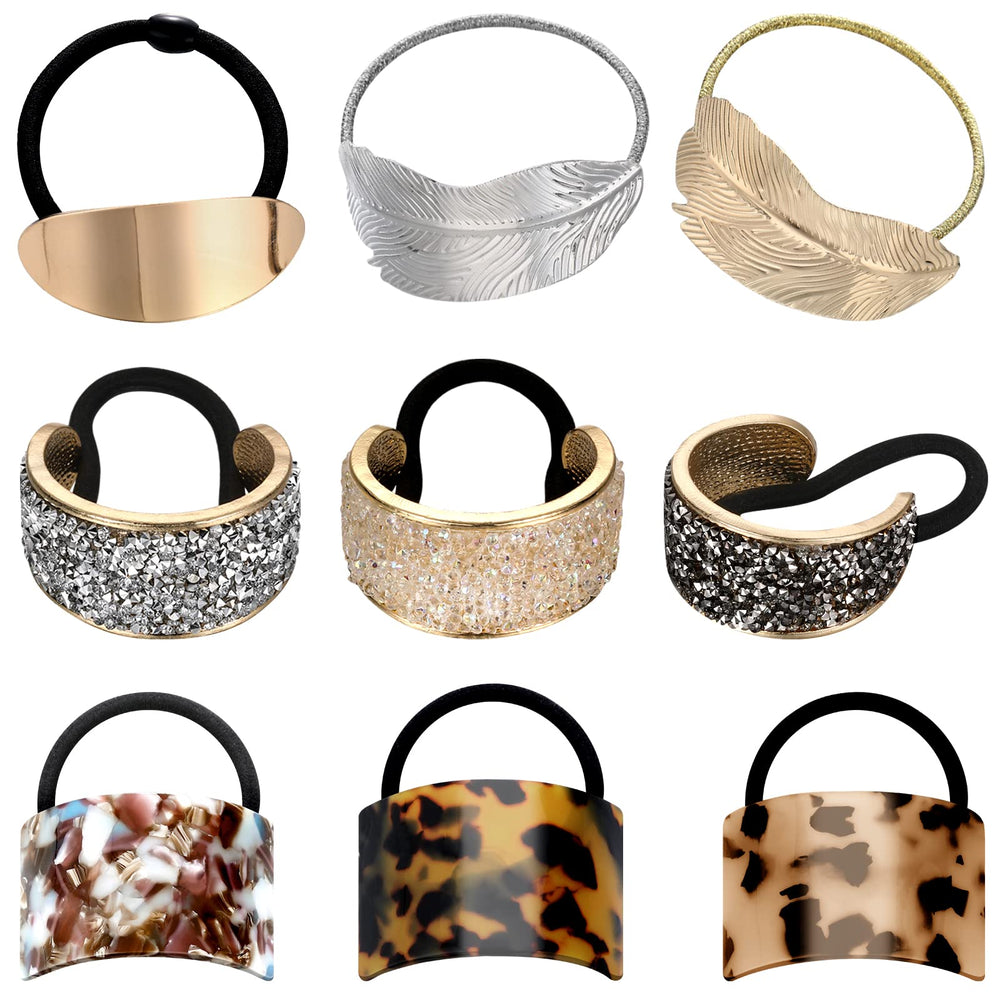 Janinka front packaging showing full nine-piece ponytail set and variety