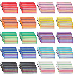 JARLINK front view of colorful pouch assortment for easy category sorting