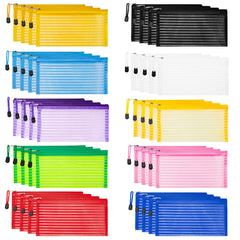 JARLINK front view of 40-piece colorful pouch pack for neat storage