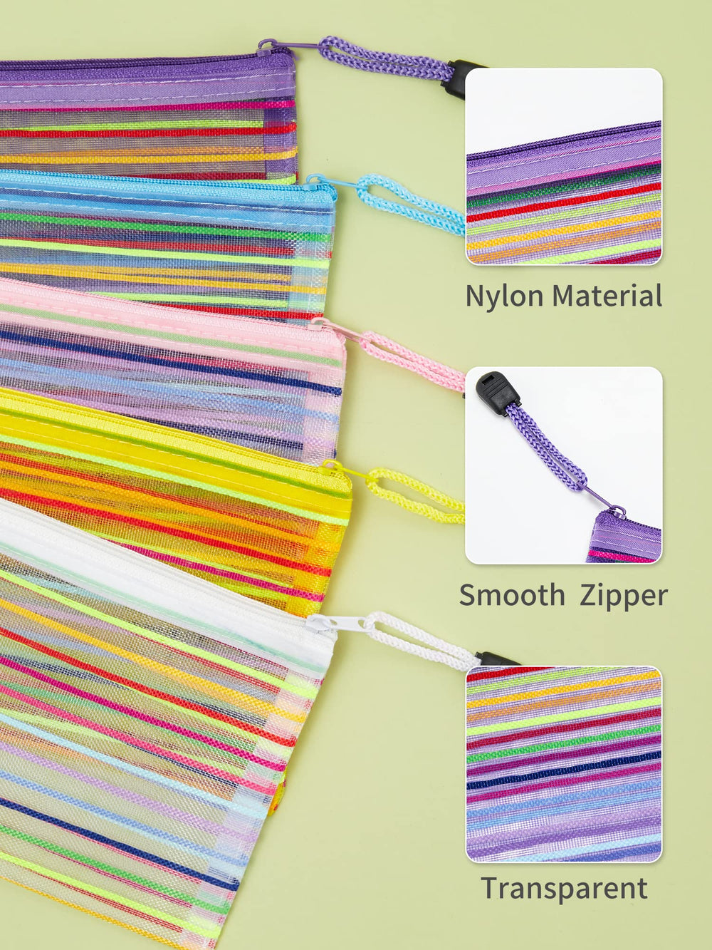 JARLINK mesh texture detail demonstrating see-through nylon for quick recognition
