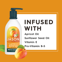 JASON apricot oil and sunflower seeds ingredient focus for lightweight moisture