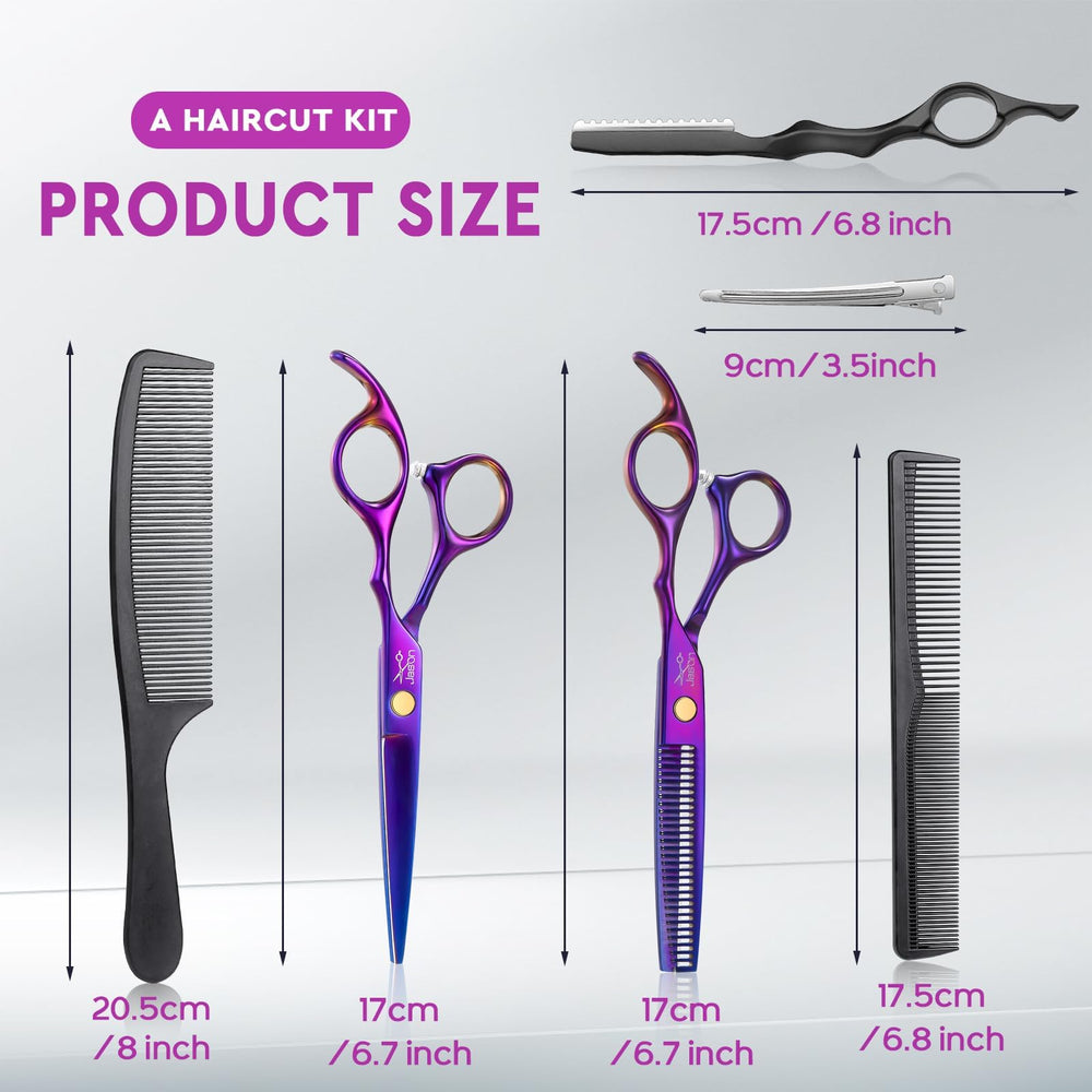 JASON scissors next to ruler showing 6.0 inch scale for accurate sizing