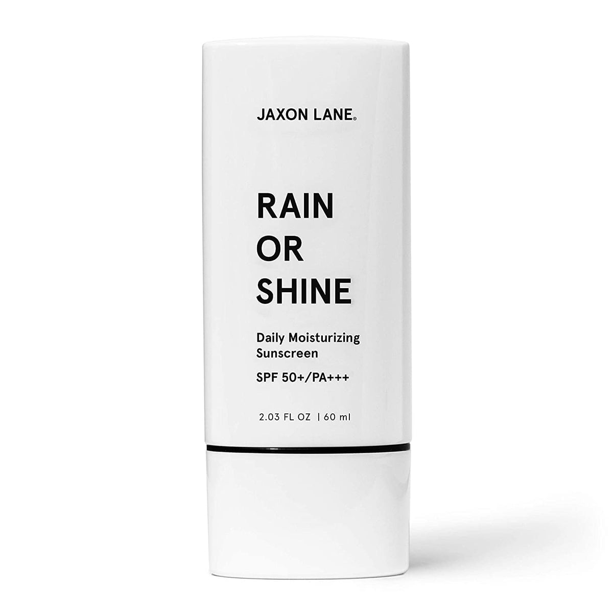 JAXON LANE front tube SPF50 showing compact travel-friendly packaging and protection