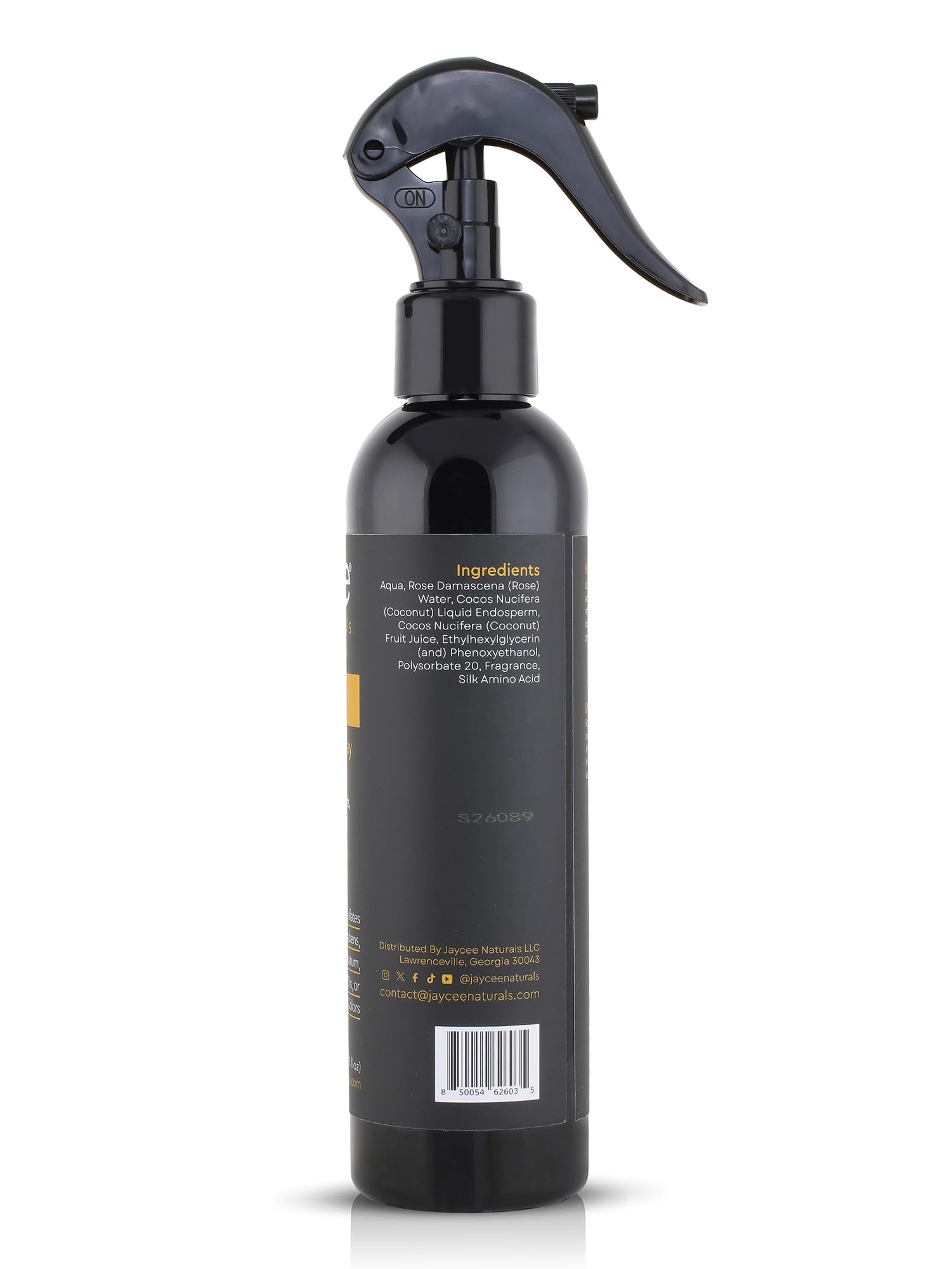 Jaycee Naturals on bathroom shelf conveying daily routine convenience