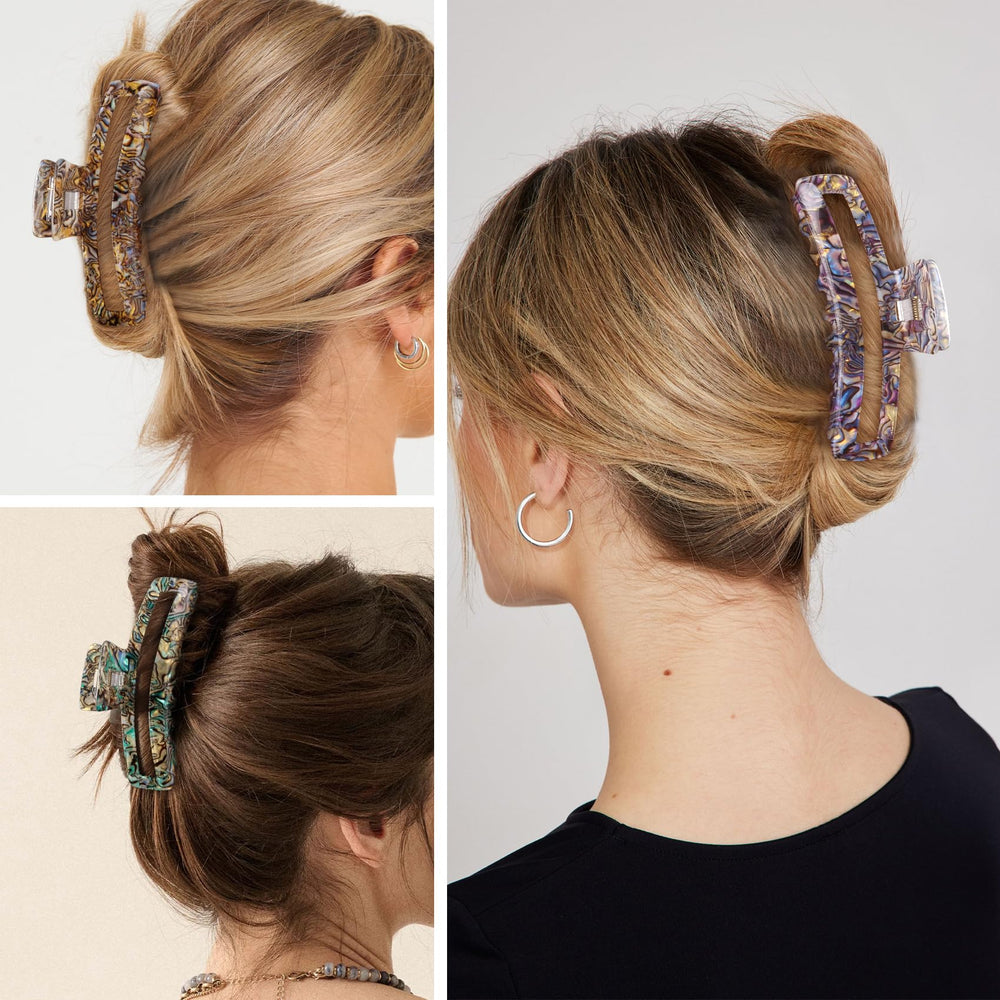 Jayongnee clip closed side profile showing rectangle shape and strong hold benefit