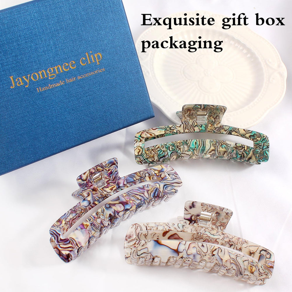 Jayongnee clip gift box open displaying four clips for gifting convenience