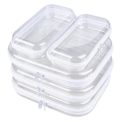 jayuwe five-pack front view showing all clear cases and space-saving benefit