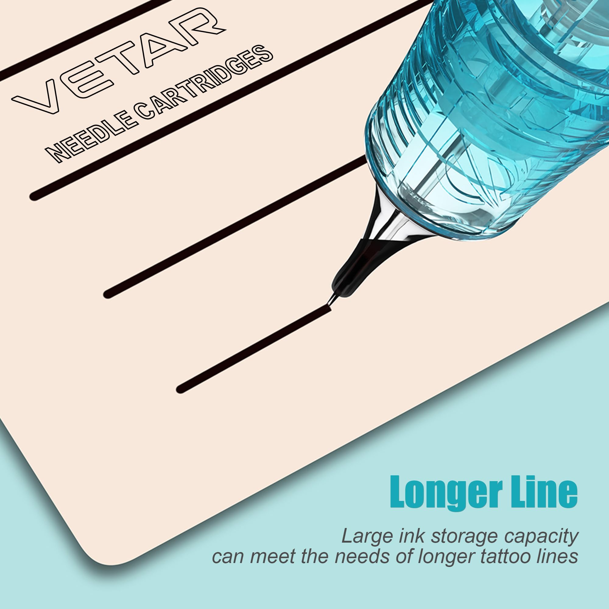 Jconly Vetar size engraving on back logo for precise cartridge selection