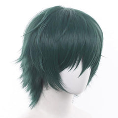 JCvCX wig side profile highlighting layered shape and natural face framing benefit