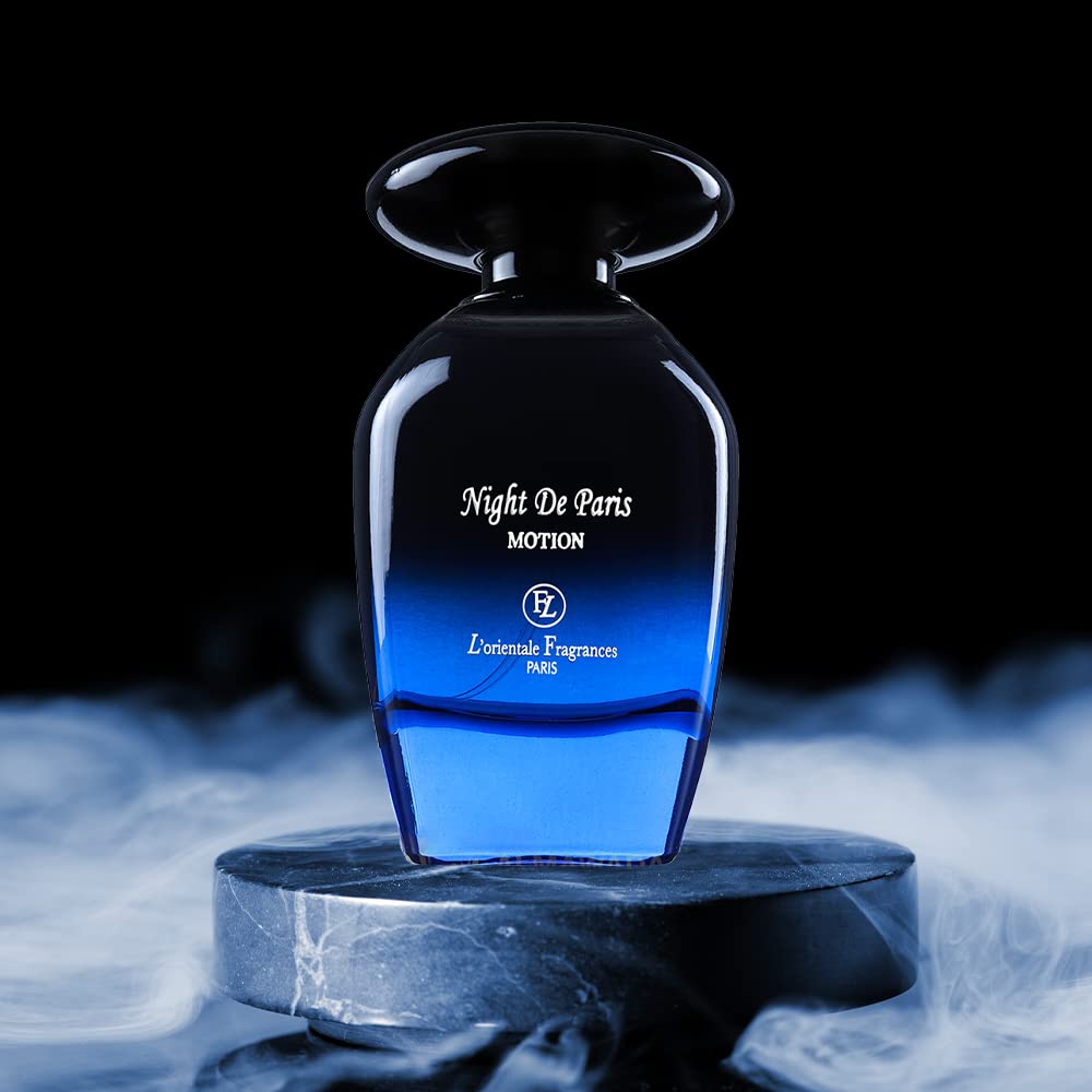 Jean Antoine Night De Paris next to everyday items showing 3.3oz scale, clarifies size portability