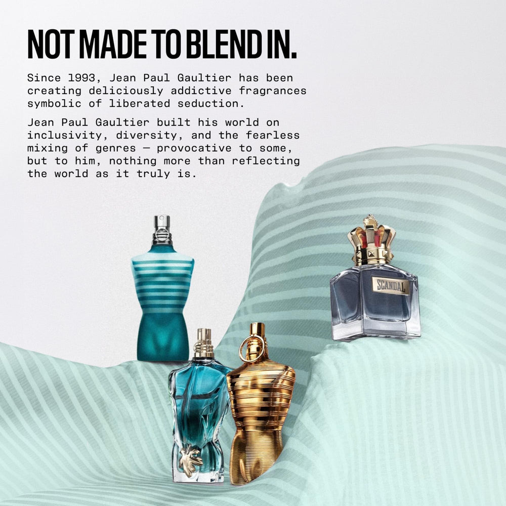 Jean Paul Gaultier cap and nozzle detail showing durable spray and precise dispensing