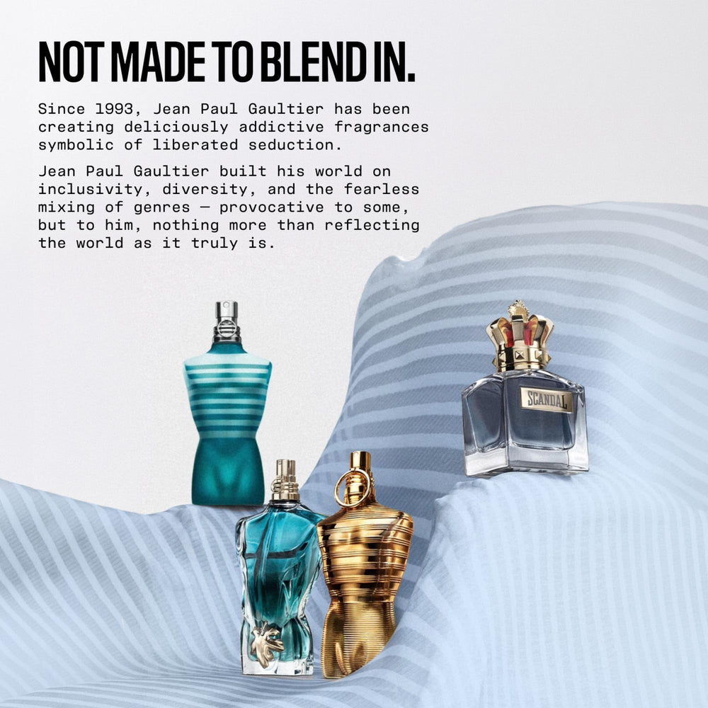 Jean Paul Gaultier still life of vanilla pods and mint leaves, indicating scent notes and warmth