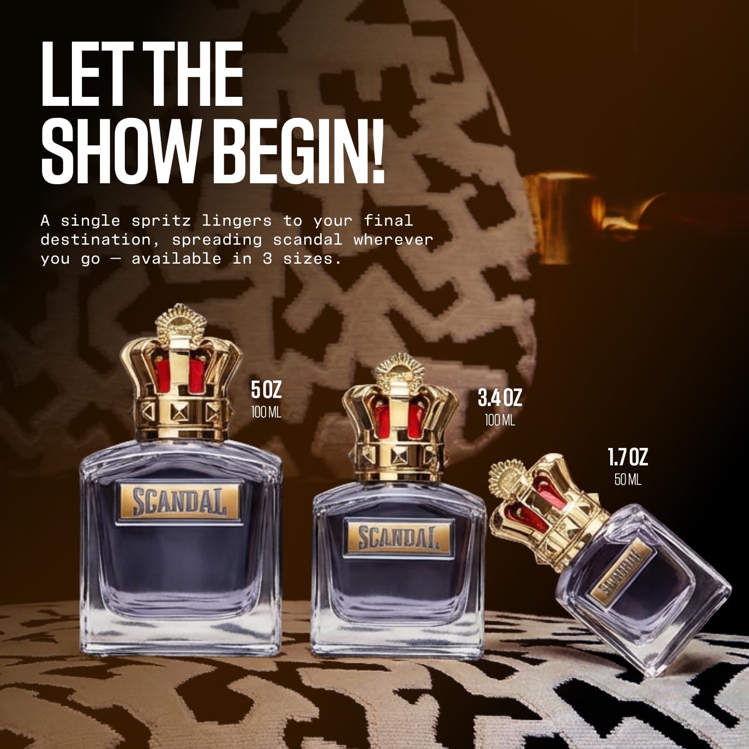 Jean Paul Gaultier close-up of glass texture showing quality craftsmanship and premium feel benefit