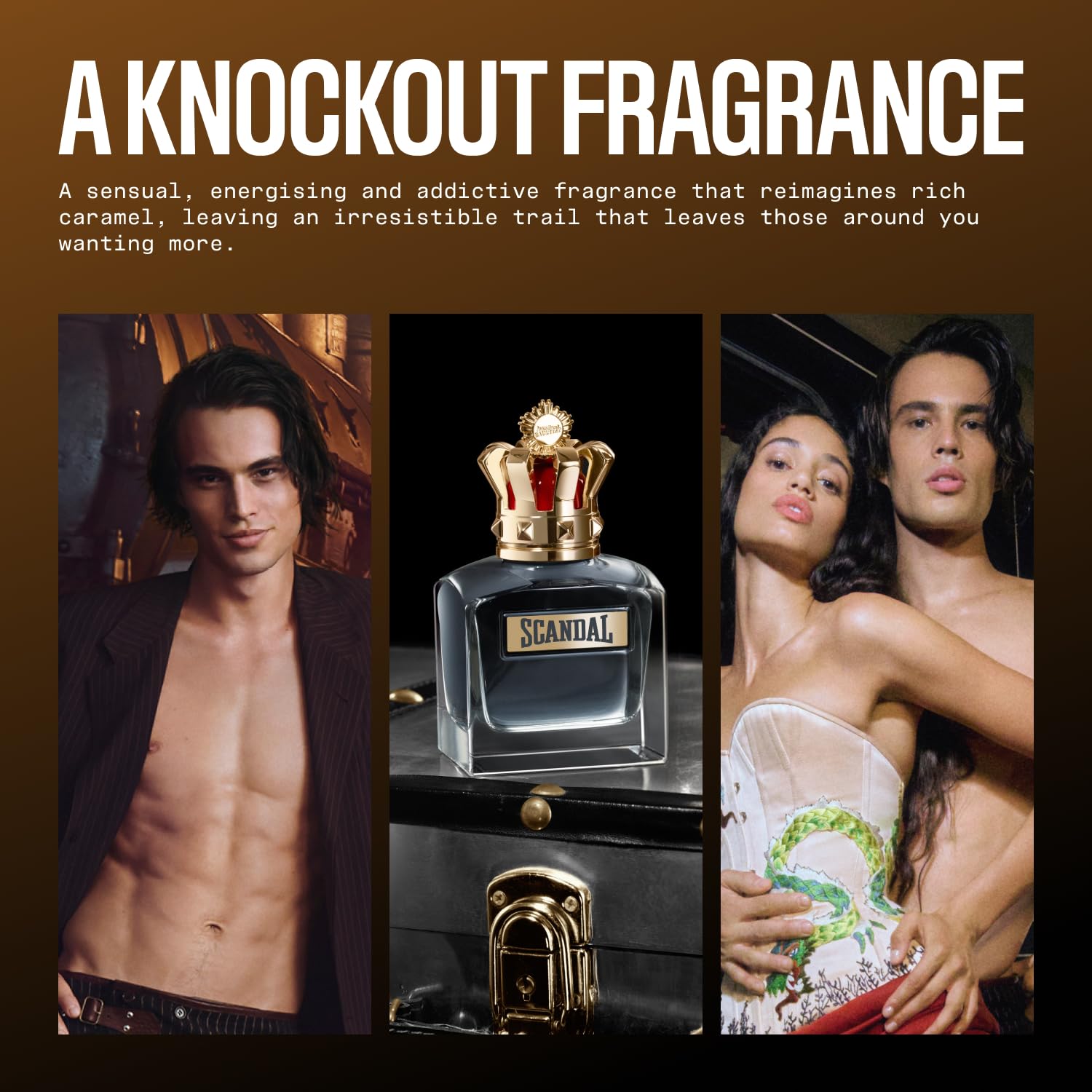 Jean Paul Gaultier spray mist in use demonstrating projection and immediate aromatic lift benefit