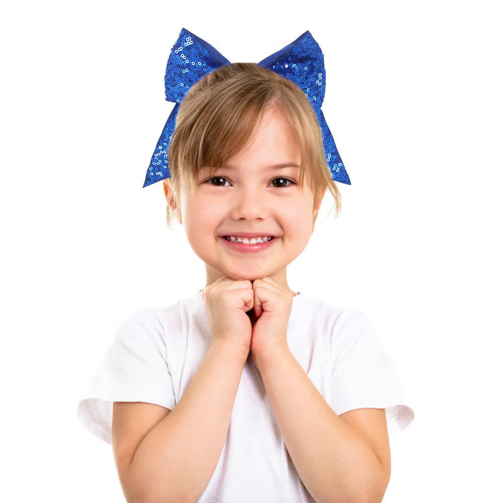 Jeffan twelve-pack of blue bows ready for teams and events