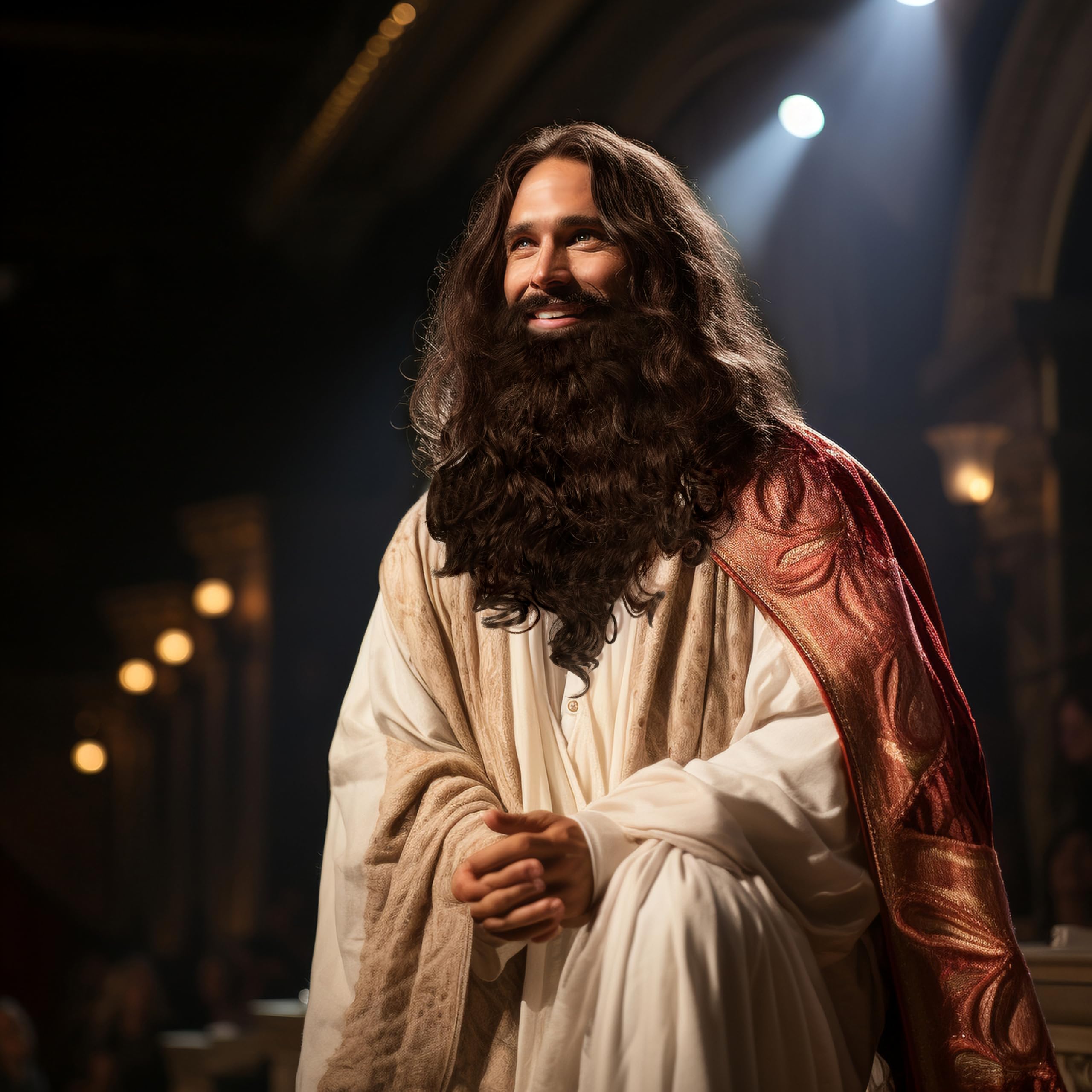 JEGERMIG side profile worn with costume demonstrating stage-ready presence